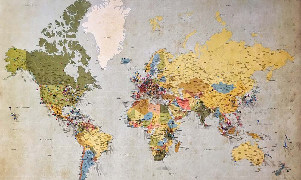 Global Map - WordPress CDN